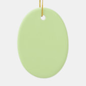 Prettig Kerstfeest Holly Keramisch Ornament (Achterkant)