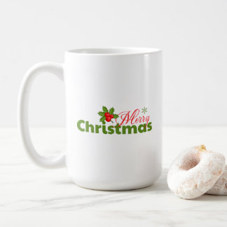 Prettig kerstfeest Holly Mug Koffiemok