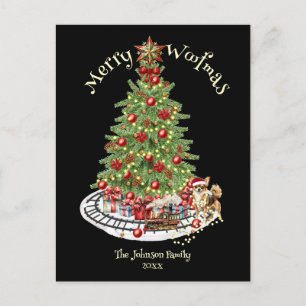Prettig Kerstfeest Hond Design- Chihuahua Feestdagenkaart