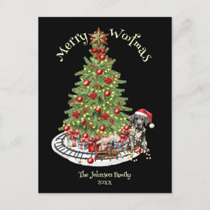 Prettig Kerstfeest Hond Design- Great Dane Feestdagenkaart