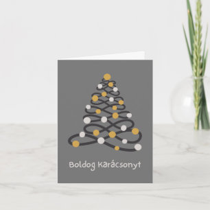 Prettig kerstfeest Hongaarse kerst Kaart