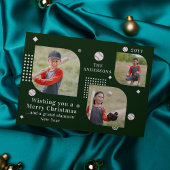 Prettig kerstfeest Honkbal Sport 3 Foto Familienaa