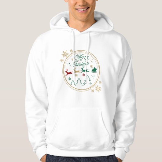 Prettig kerstfeest hoodie (Voorkant)