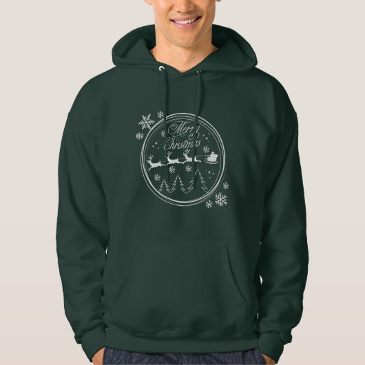 Prettig kerstfeest hoodie (Voorkant)