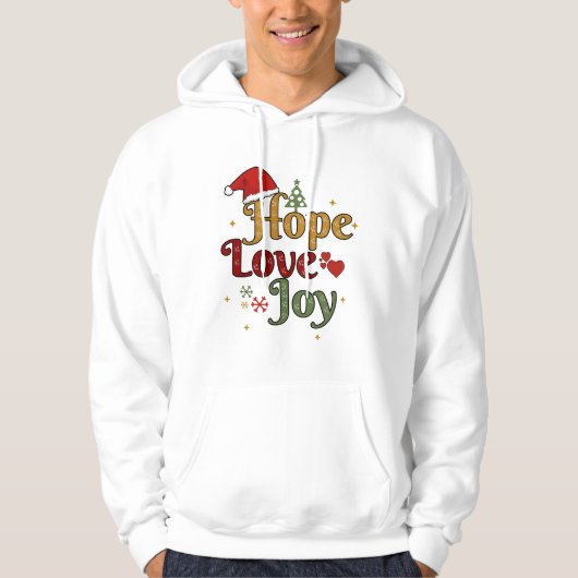 Prettig kerstfeest hoodie (Voorkant)