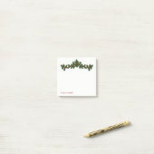 Prettig Kerstfeest,Hulsttakken -Persoonlijk Post-it® Notes (Op bureau)