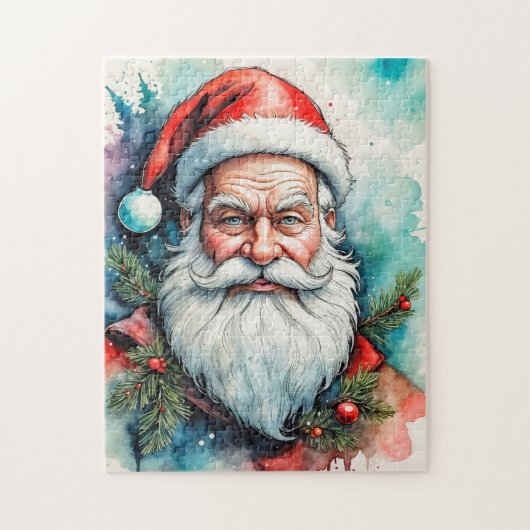Prettig kerstfeest iedereen, van de Kerstman Legpuzzel (Verticaal)