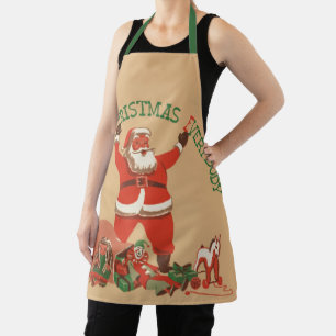 Prettig kerstfeest iedereen! Vintage Kerstman Schort