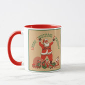 Prettig kerstfeest iedereen! Vintage Sinterklaas Mok (Links)