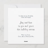 Prettig kerstfeest Ijsberen Feestdagenkaart (Achterkant)