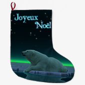 Prettig Kerstfeest - Ijsrand Ijsbeer Grote Kerstsok (Voorkant)