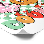 Prettig Kerstfeest Ik Leer de Slimste Koekjes Poster (Hoek)