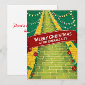 Prettig kerstfeest in de Smaragden Stad Kaart (Voorkant / Achterkant)