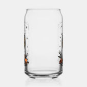 Prettig kerstfeest in een wijnglas blikvorm glas (Links)