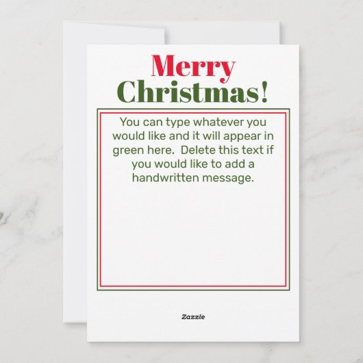 Prettig kerstfeest in hawaï feestdagenkaart (Achterkant)