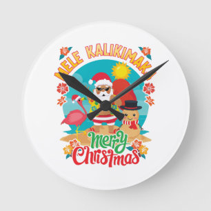 Prettig Kerstfeest in Hawaï met een Mele Kalikimak Ronde Klok