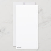 Prettig kerstfeest in het blauw feestdagenkaart (Achterkant)