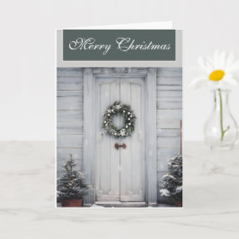 Prettig Kerstfeest in het land Kaart