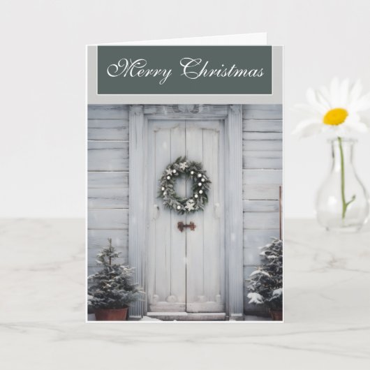 Prettig Kerstfeest in het land Kaart (Kleine Plant)