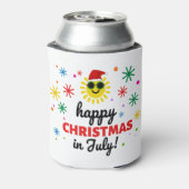 Prettig kerstfeest in juli blikjeskoeler (Blikje Achterkant)