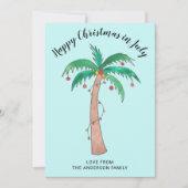 Prettig kerstfeest in juli feestdagenkaart (Voorkant)