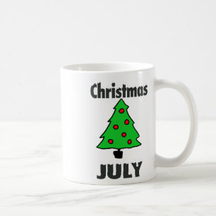 Prettig kerstfeest in juli-feestje Funny zomer Xma Koffiemok