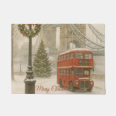 Prettig kerstfeest in Londen Reisgeschenk Deurmat (Voorkant)