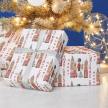 Prettig kerstfeest in Londense rode bus, Big Ben