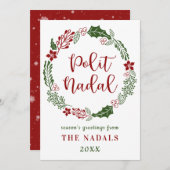 Prettig Kerstfeest in Occitaans, op maat Feestdagenkaart (Voorkant / Achterkant)