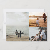 Prettig kerstfeest in script op volledig uitgezoom feestdagenkaart (Achterkant)