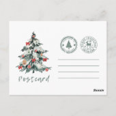 prettig kerstfeest in u briefkaart (Achterkant)