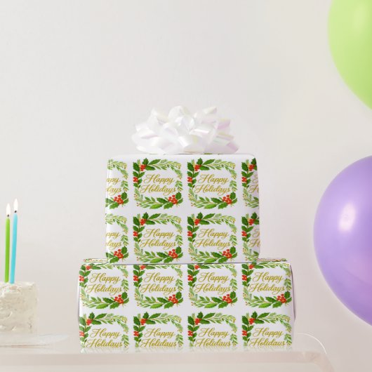'Prettig Kerstfeest' Inpakpapier (Feestgeschenken)