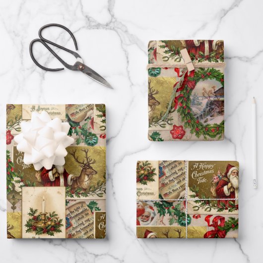 Prettig kerstfeest inpakpapier vel (Voorkant)