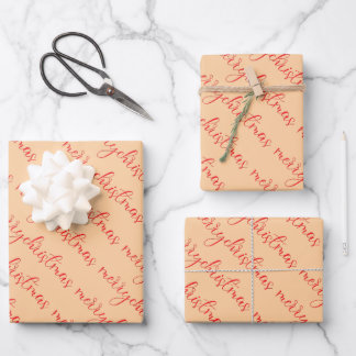 prettig kerstfeest inpakpapier vel