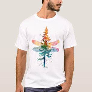 Prettig kerstfeest insectenliefhebber Kerst Libel T-shirt