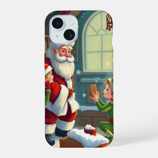 Prettig kerstfeest  iPhone 15 case (Achterkant)