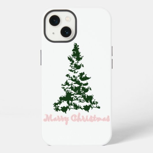 Prettig kerstfeest iPhone hoesje (Achterkant)