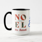 Prettig Kerstfeest Je Bent De Beste Leraar Mok (Links)