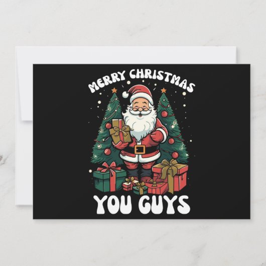 Prettig kerstfeest jongens Sinterklaas Kaart (Voorkant)