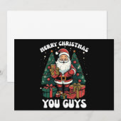 Prettig kerstfeest jongens Sinterklaas Kaart (Voorkant / Achterkant)