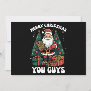 Prettig kerstfeest jongens Sinterklaas Kaart