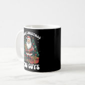 Prettig kerstfeest jongens Sinterklaas Koffiemok (Voorkant links)