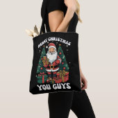 Prettig kerstfeest jongens Sinterklaas Tote Bag (Dichtbij)