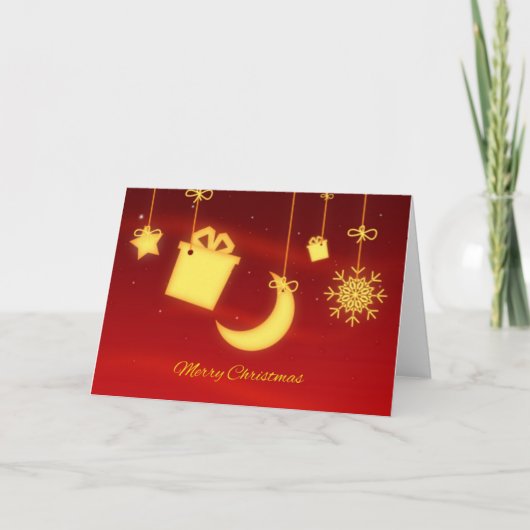 Prettig kerstfeest kaart (Voorkant)