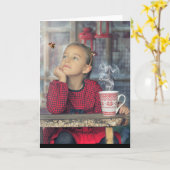 Prettig kerstfeest. kaart (Gele Bloem)