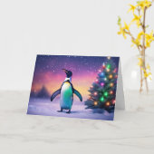 Prettig kerstfeest kaart (Gele Bloem)
