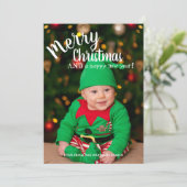 Prettig kerstfeest kaart (Staand voorkant)