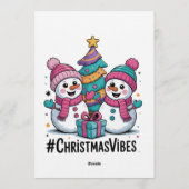 Prettig kerstfeest kaart (Achterkant)