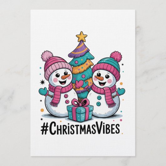 Prettig kerstfeest kaart (Voorkant)