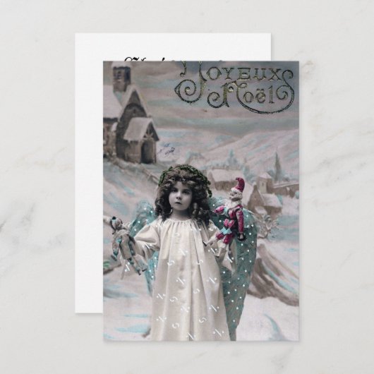 Prettig Kerstfeest  Kaart (Voorkant / Achterkant)